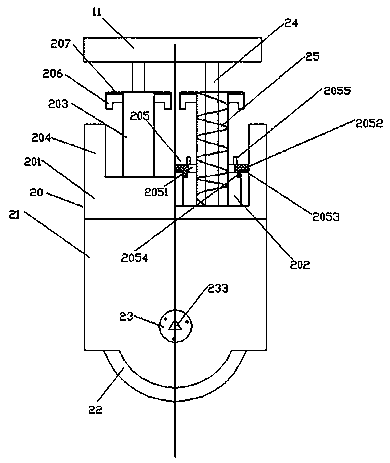 Moving wheel assembly on grain absorbing machine