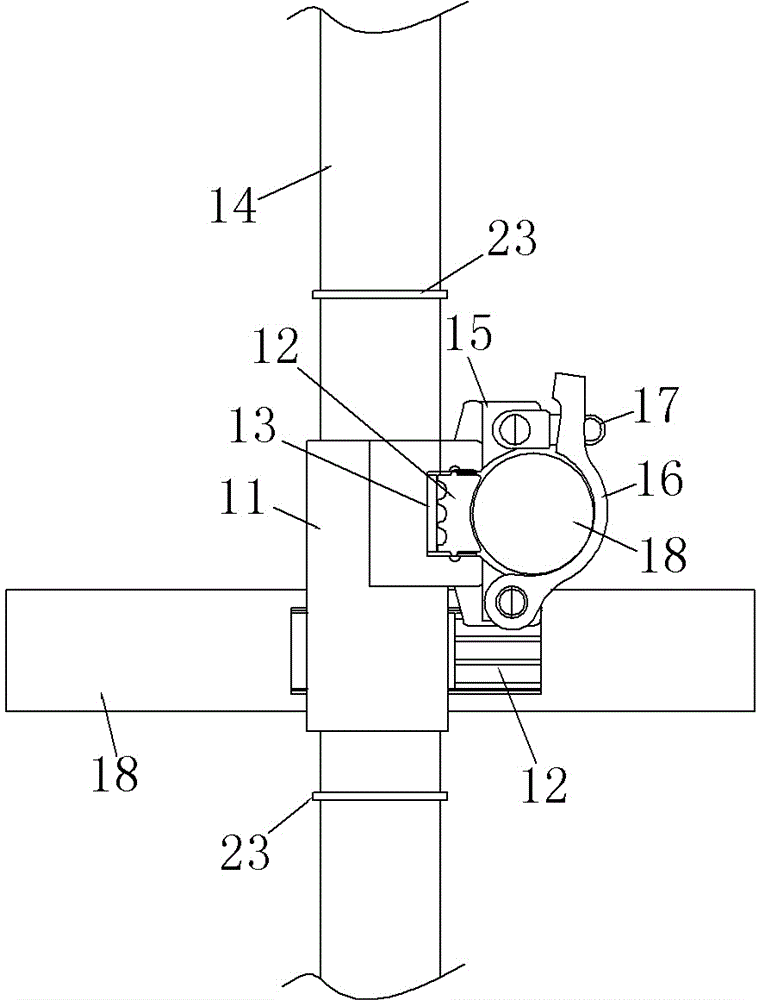 Scaffold upright tube