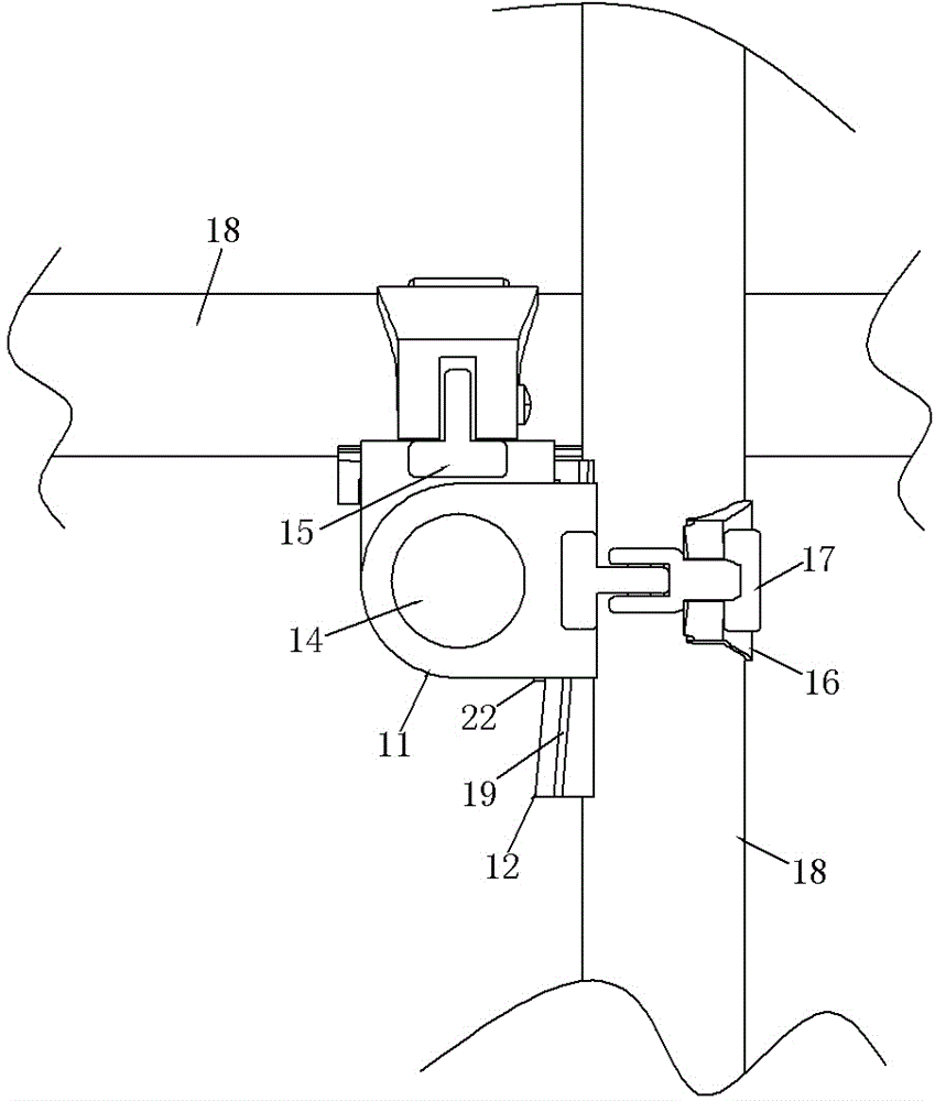 Scaffold upright tube