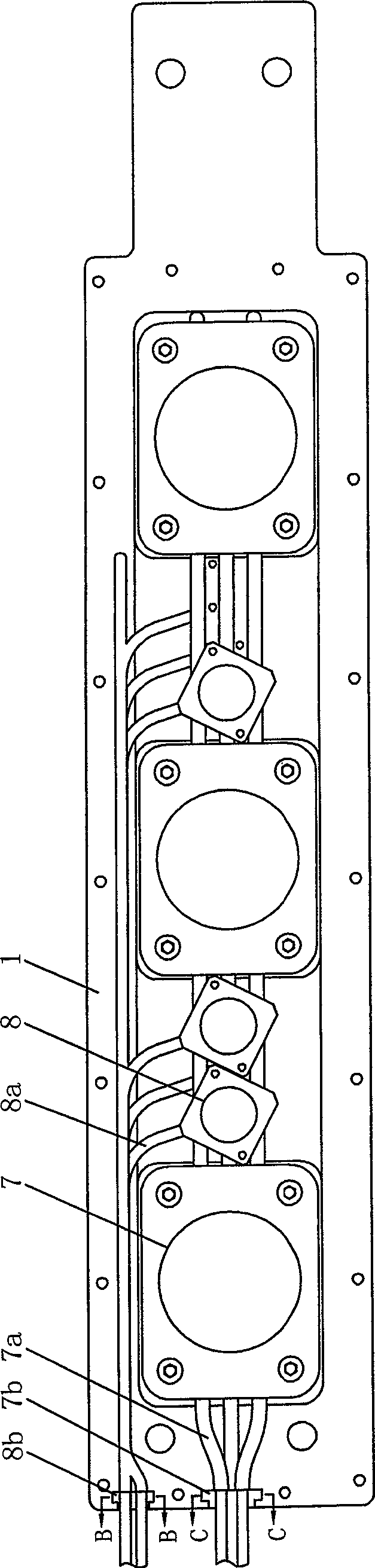 Rail clearance sensor for magnetic suspension train