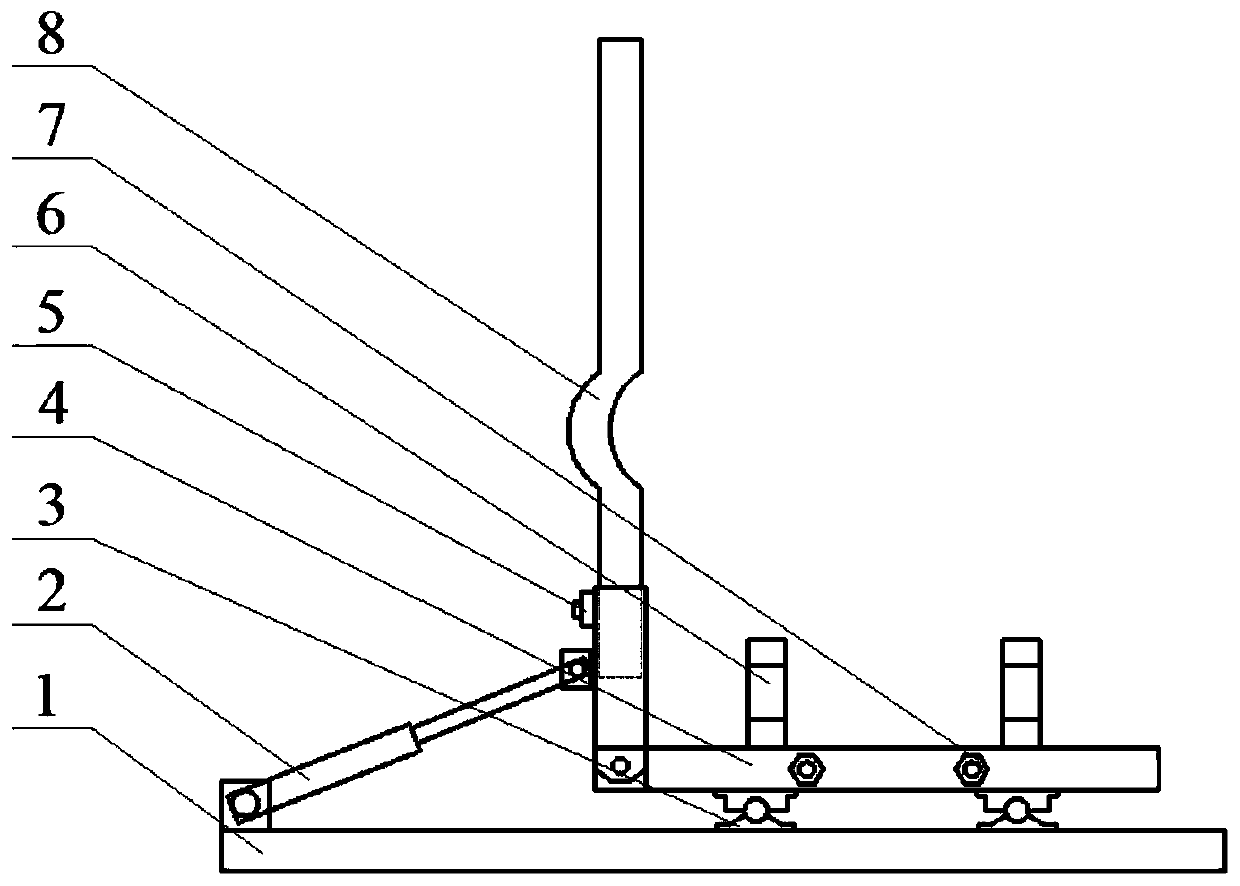 Vehicle air-conditioner pipe profiling assembly, brazing device and working method of brazing device