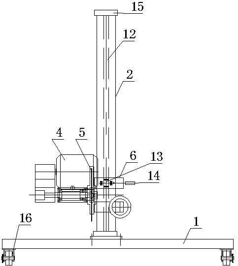 Suspension type grinding machine meeting multi-angle machining requirement