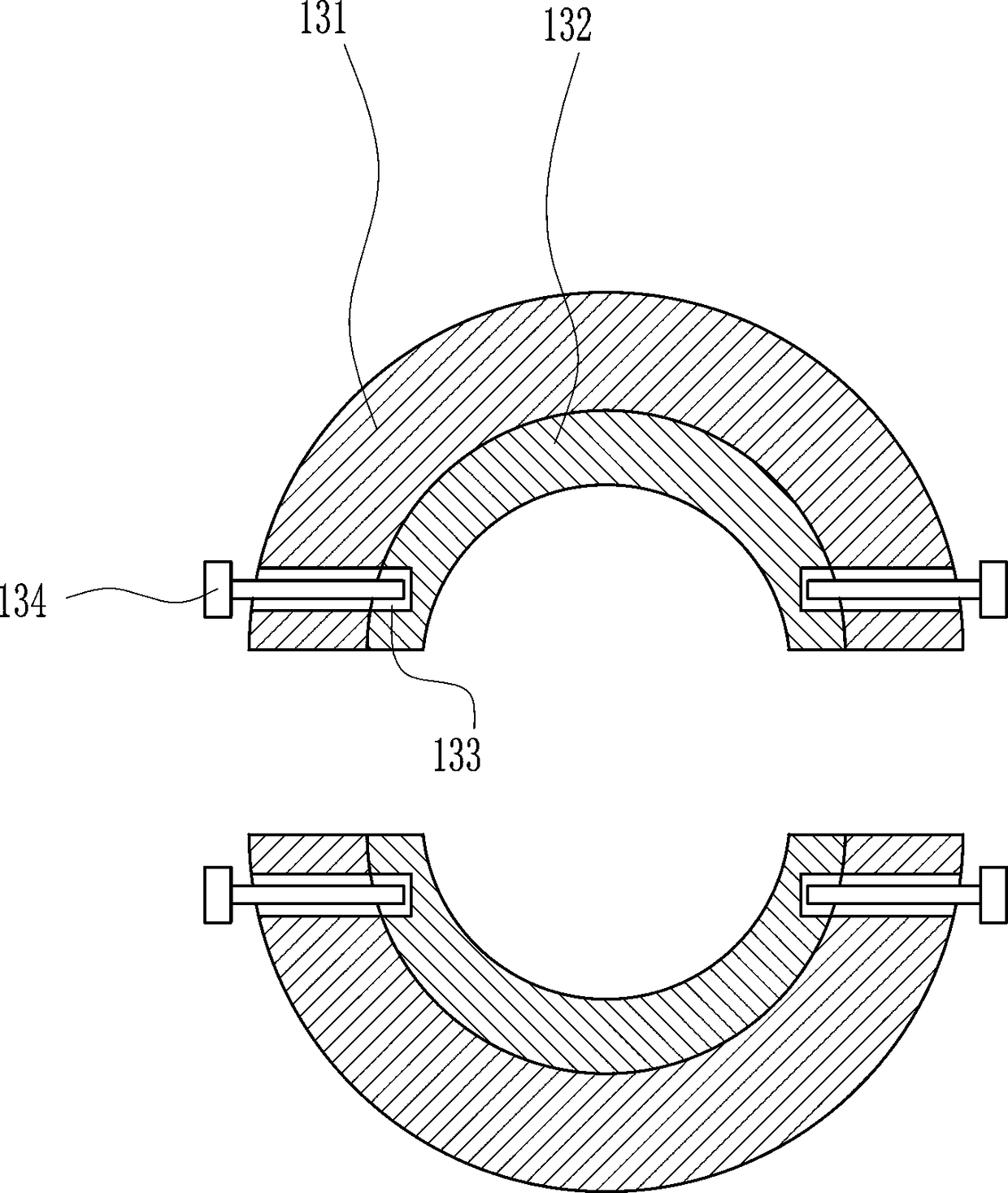 Mechanical peeling equipment for wire recycling