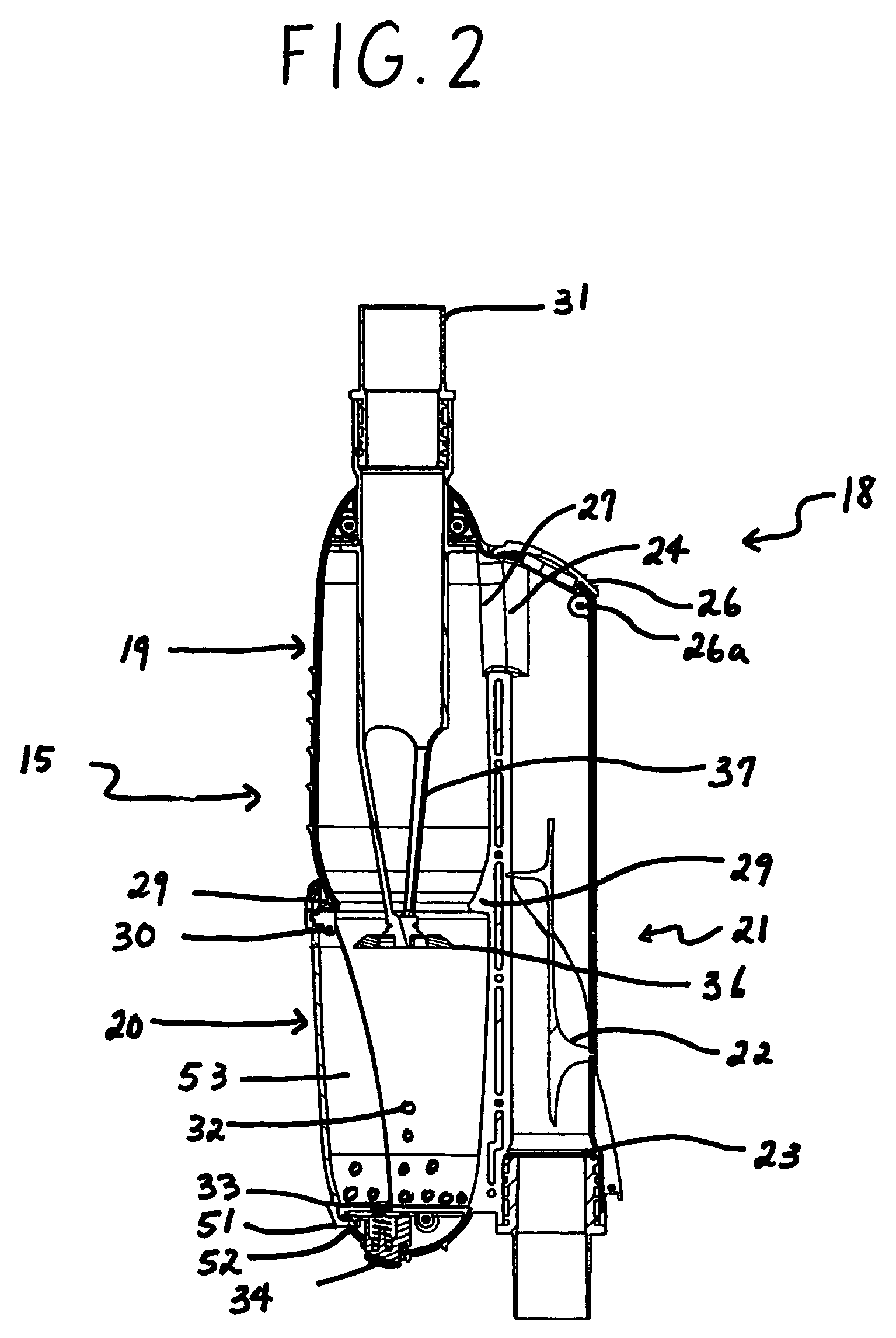 Compact cyclonic separation device