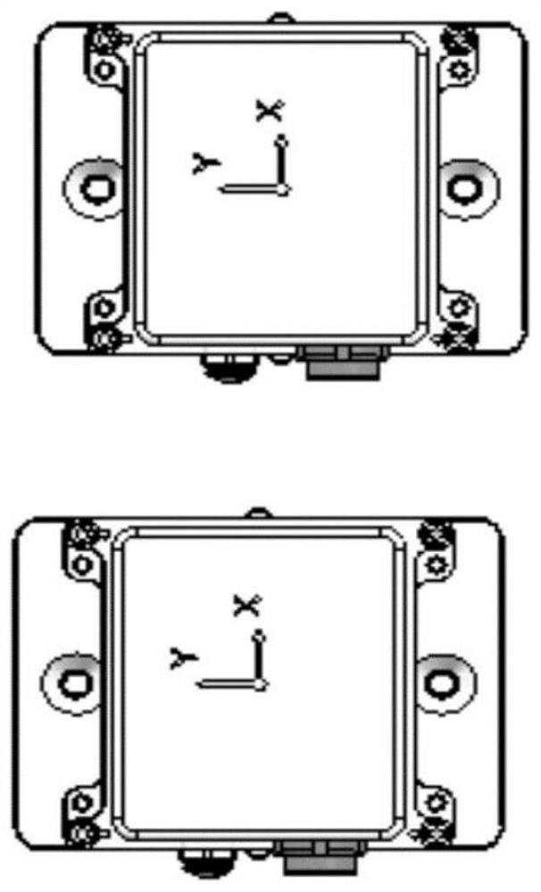 Data fusion method and device for double inertial measurement units