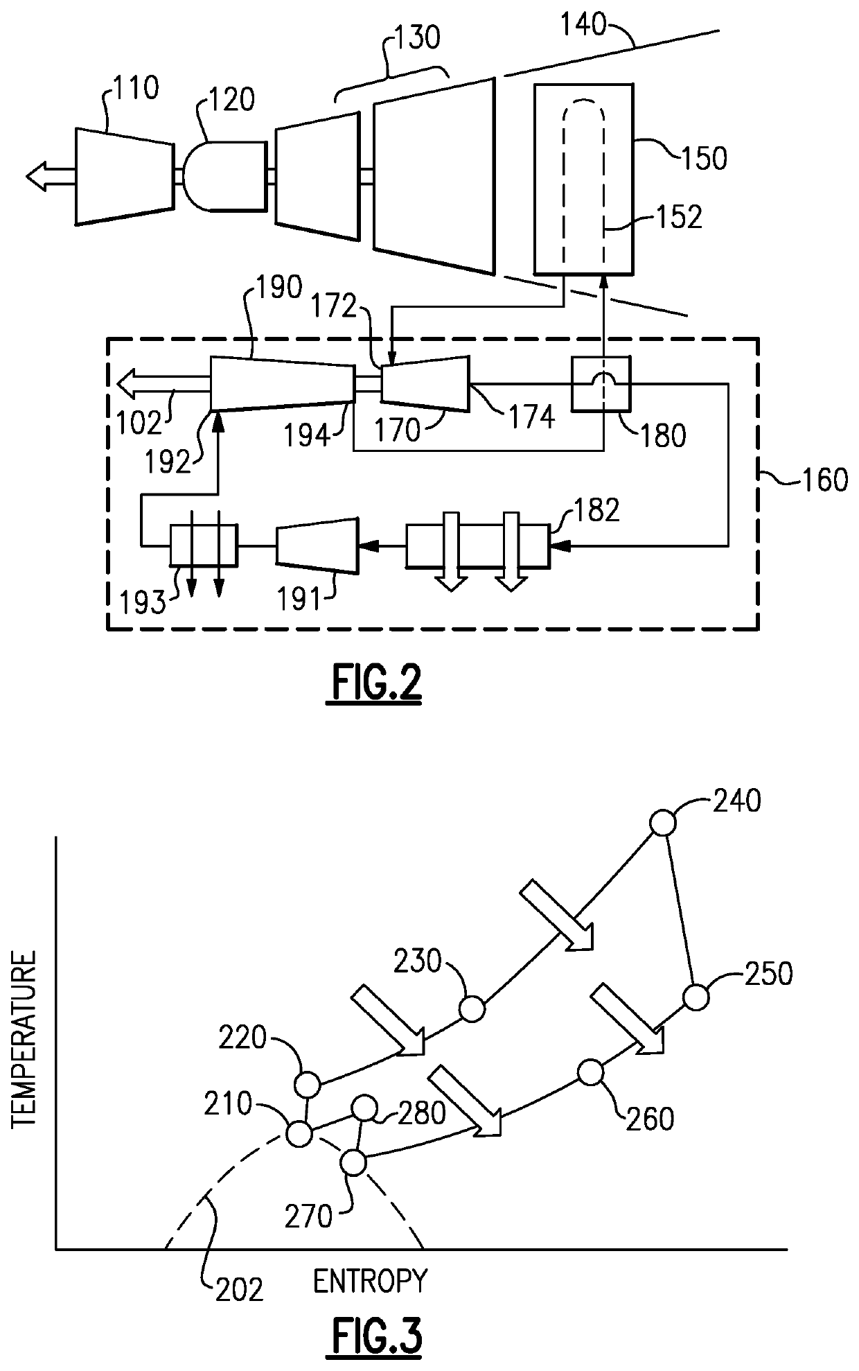 Work recovery system for a gas turbine engine utilizing an overexpanded, recuperated supercritical CO2 bottoming cycle