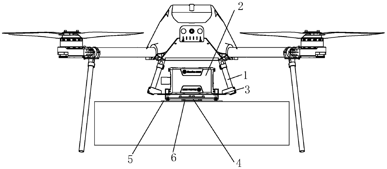 Dropping device of logistics unmanned aerial vehicle