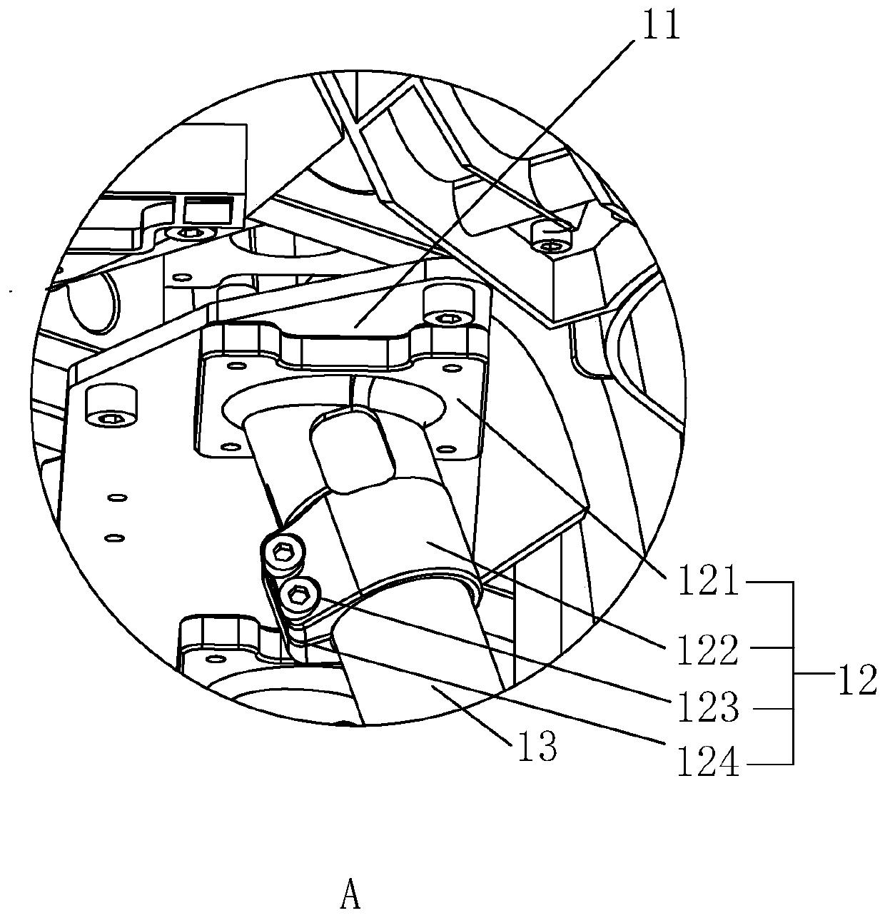 Dropping device of logistics unmanned aerial vehicle