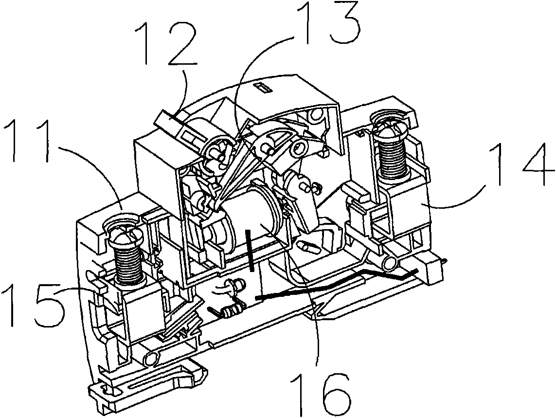 Electric operation mechanism for realizing automatic switching-on function of miniature circuit breaker