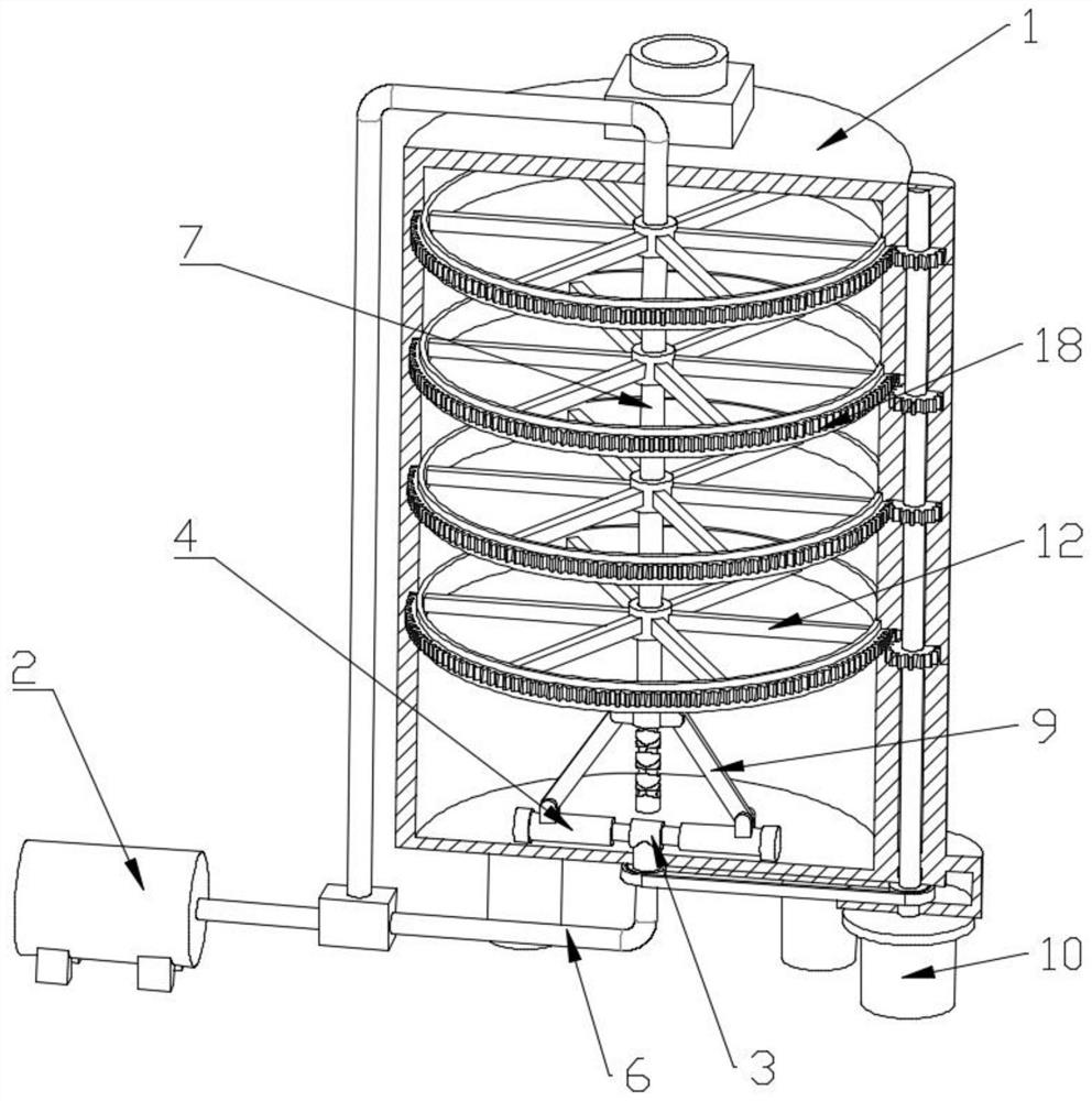 Ultramicro nano bubble aeration device