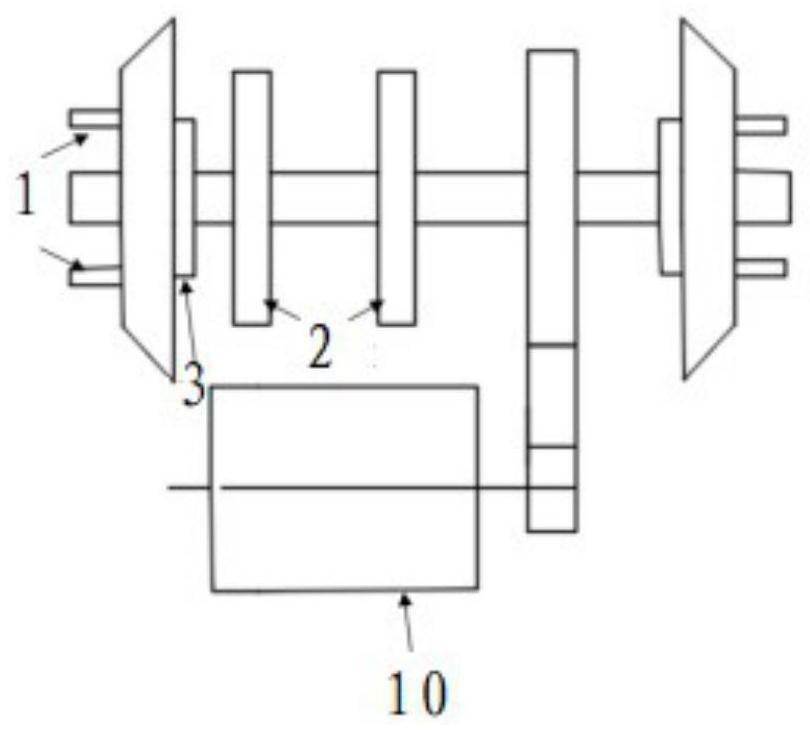 A variable-gauge wheel set and a variable-gauge bogie