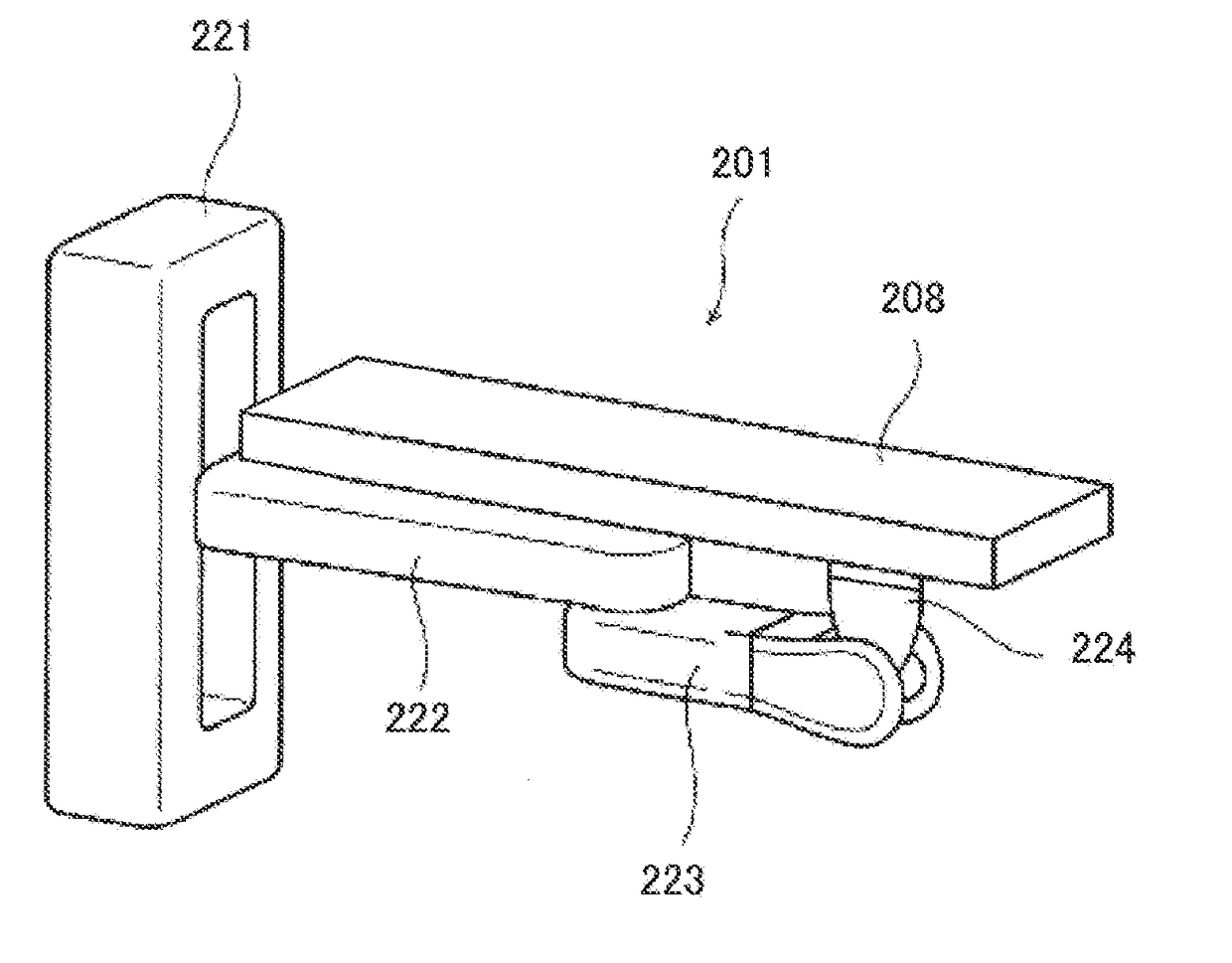 Medical system including medical imaging device and robotic bed