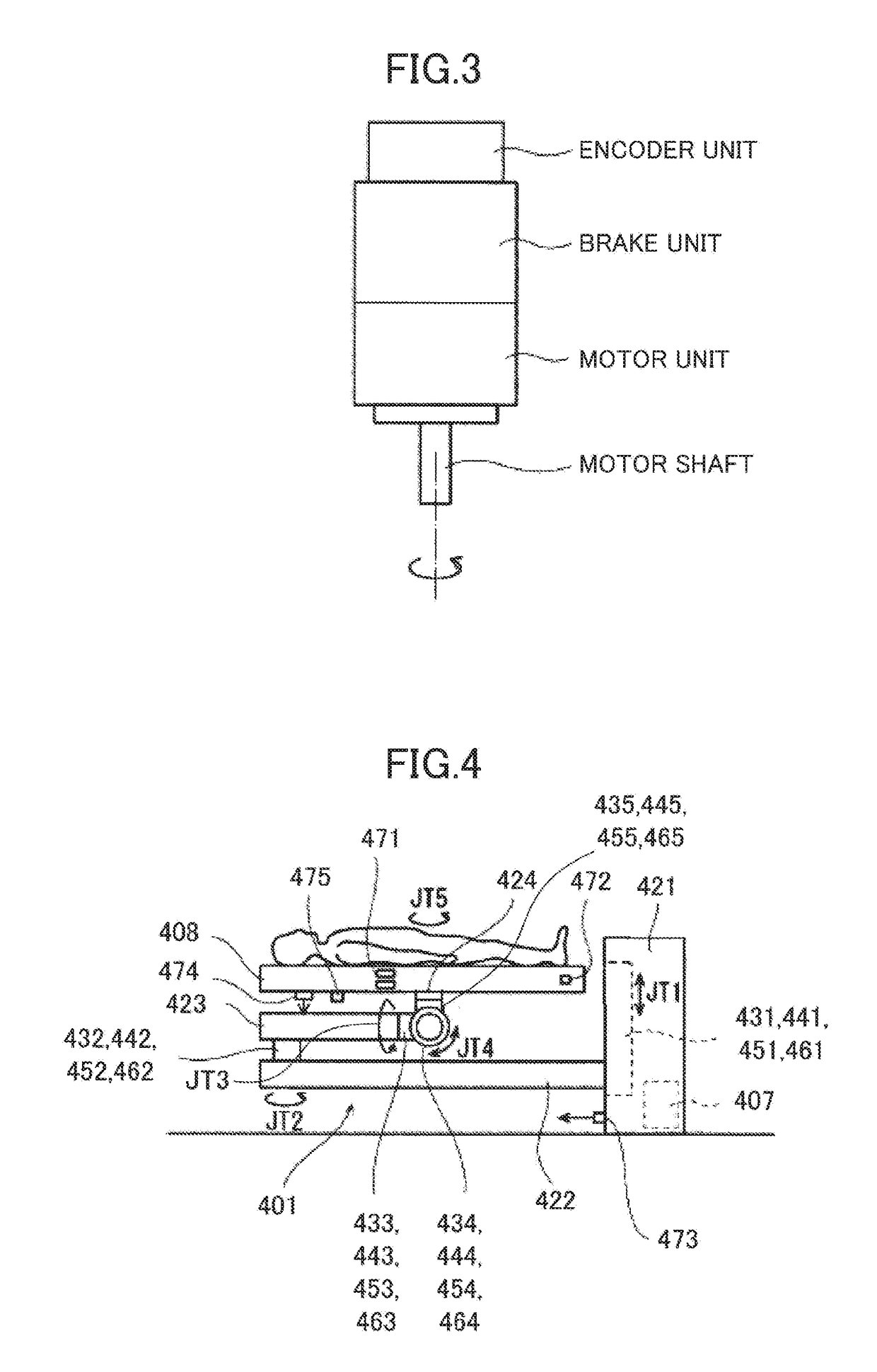 Medical system including medical imaging device and robotic bed