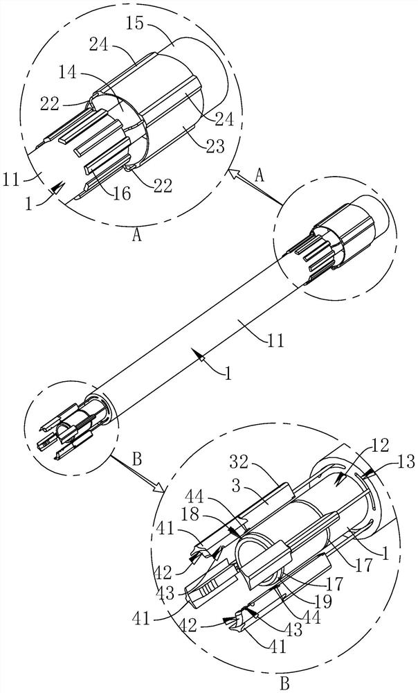 Four-limb soft tissue tumor puncture sampling device