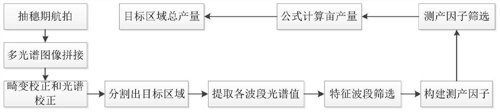 Crop yield prediction method and system based on unmanned aerial vehicle low-altitude remote sensing information