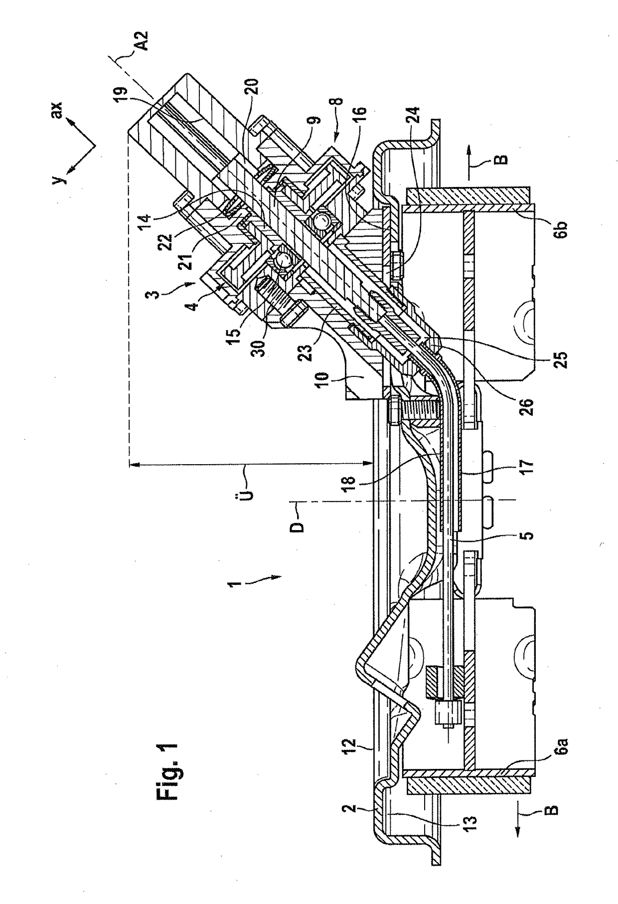 Drum brake which can be operated by an electric motor