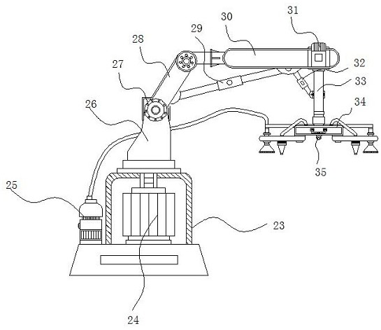 Automobile roof hot-press forming device with edge cutting function and automatic discharging function