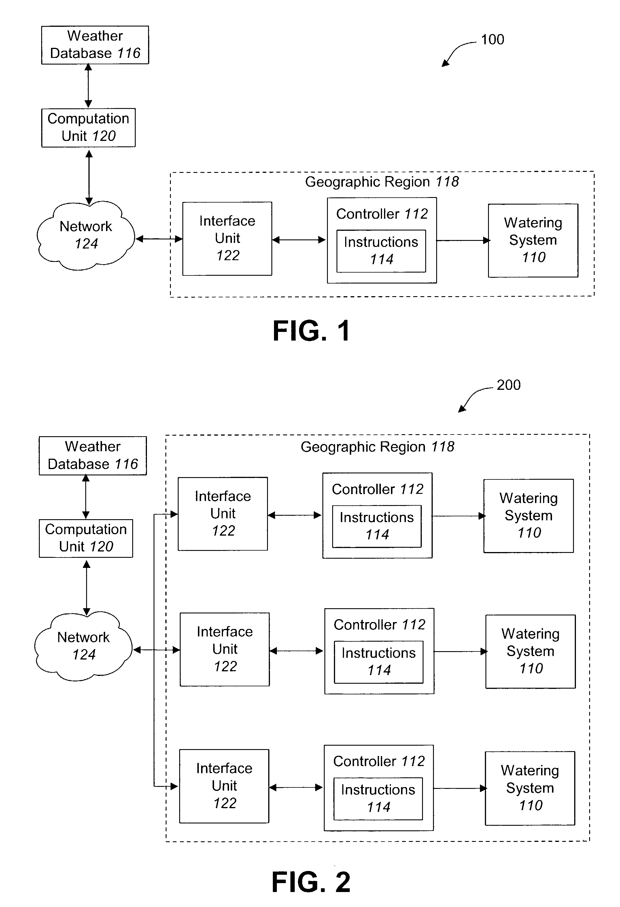 Systems and methods for optimizing the efficiency of a watering system through use of a computer network