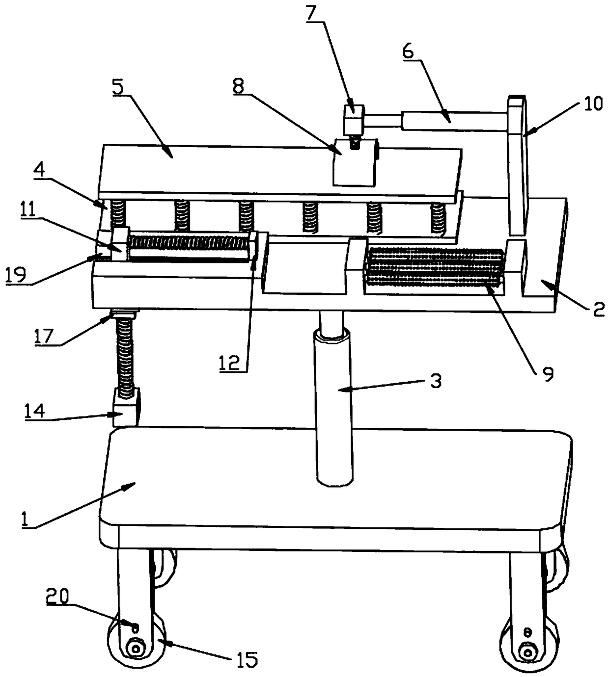 Gynecological lifting limb assistant support device