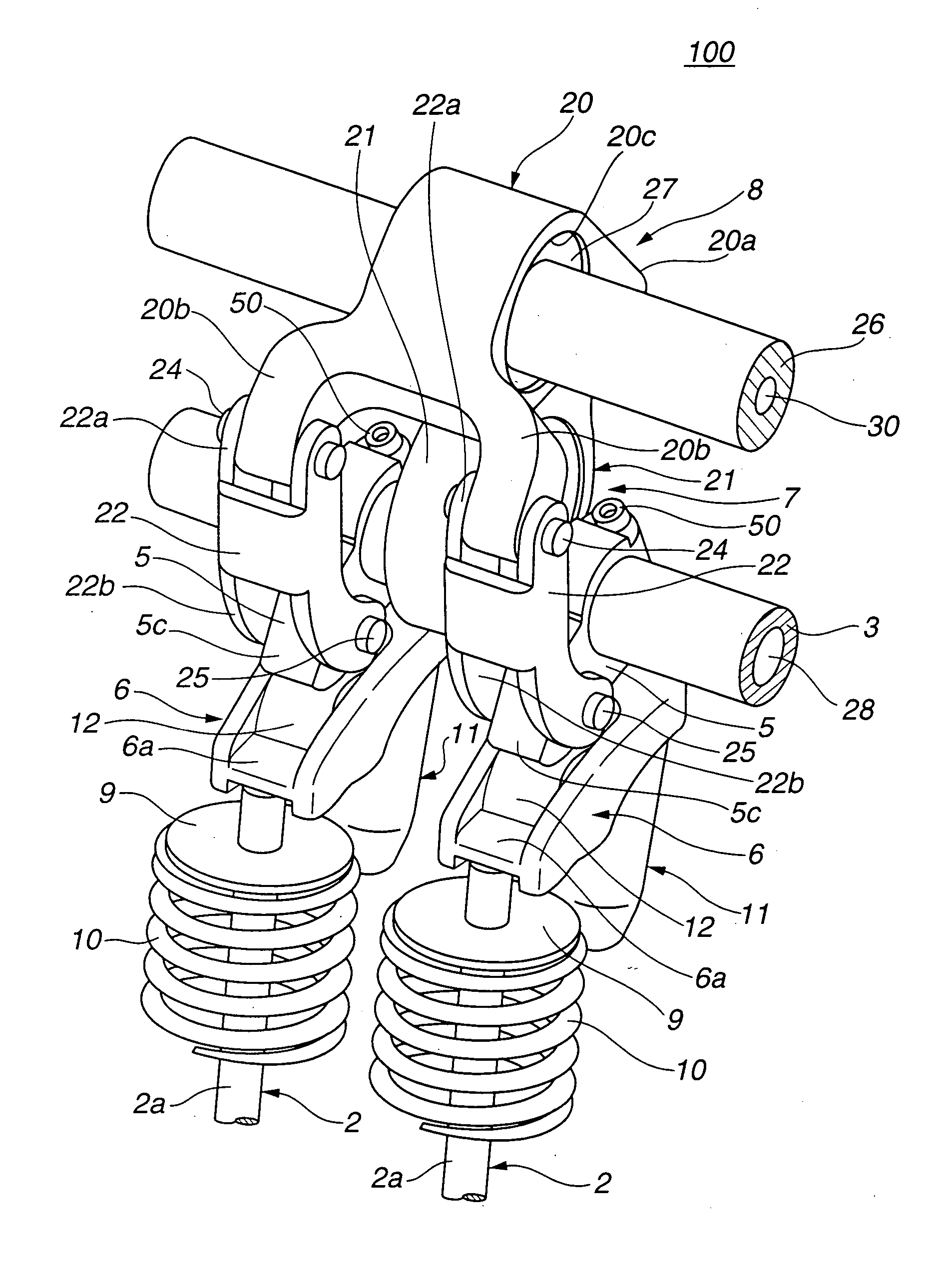 Valve operating mechanism of internal combustion engine