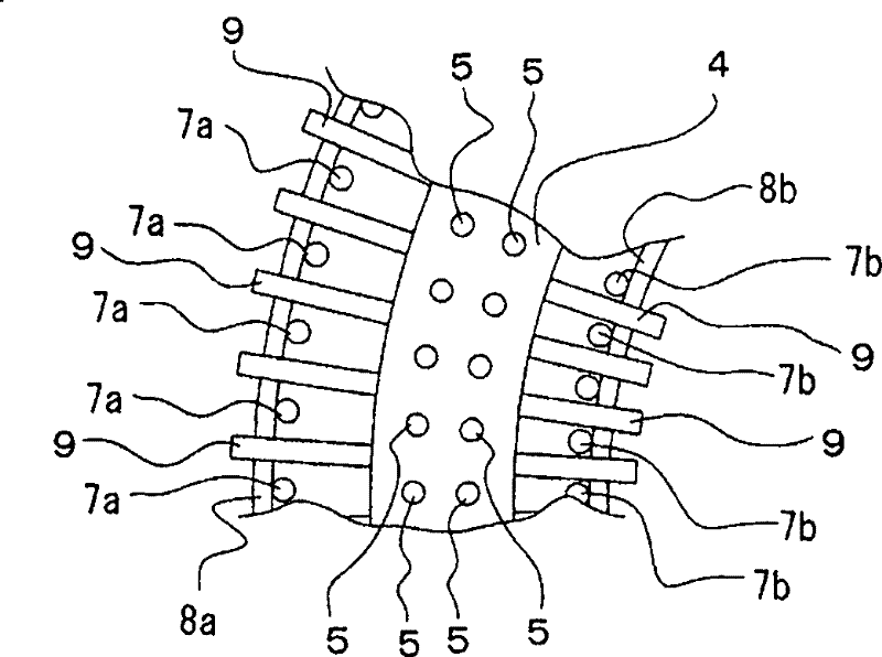 Infrastructure of tower shaped structure