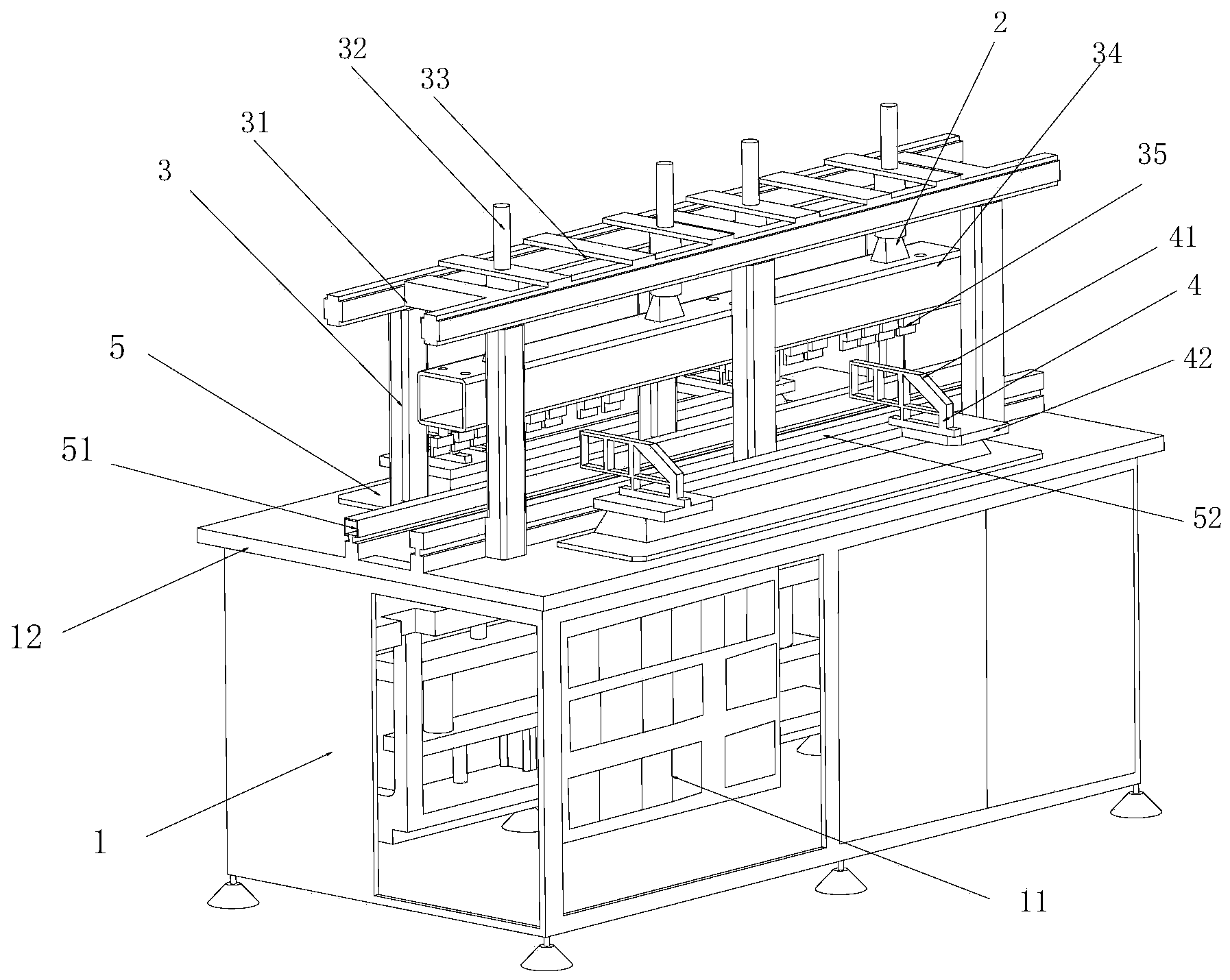 Withstand voltage and error calibrating device for metering low-voltage current transformer