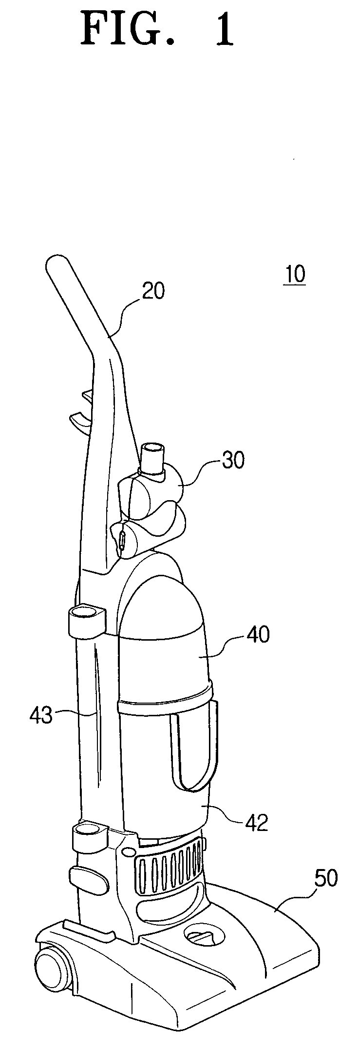 Handle unit for vacuum cleaner