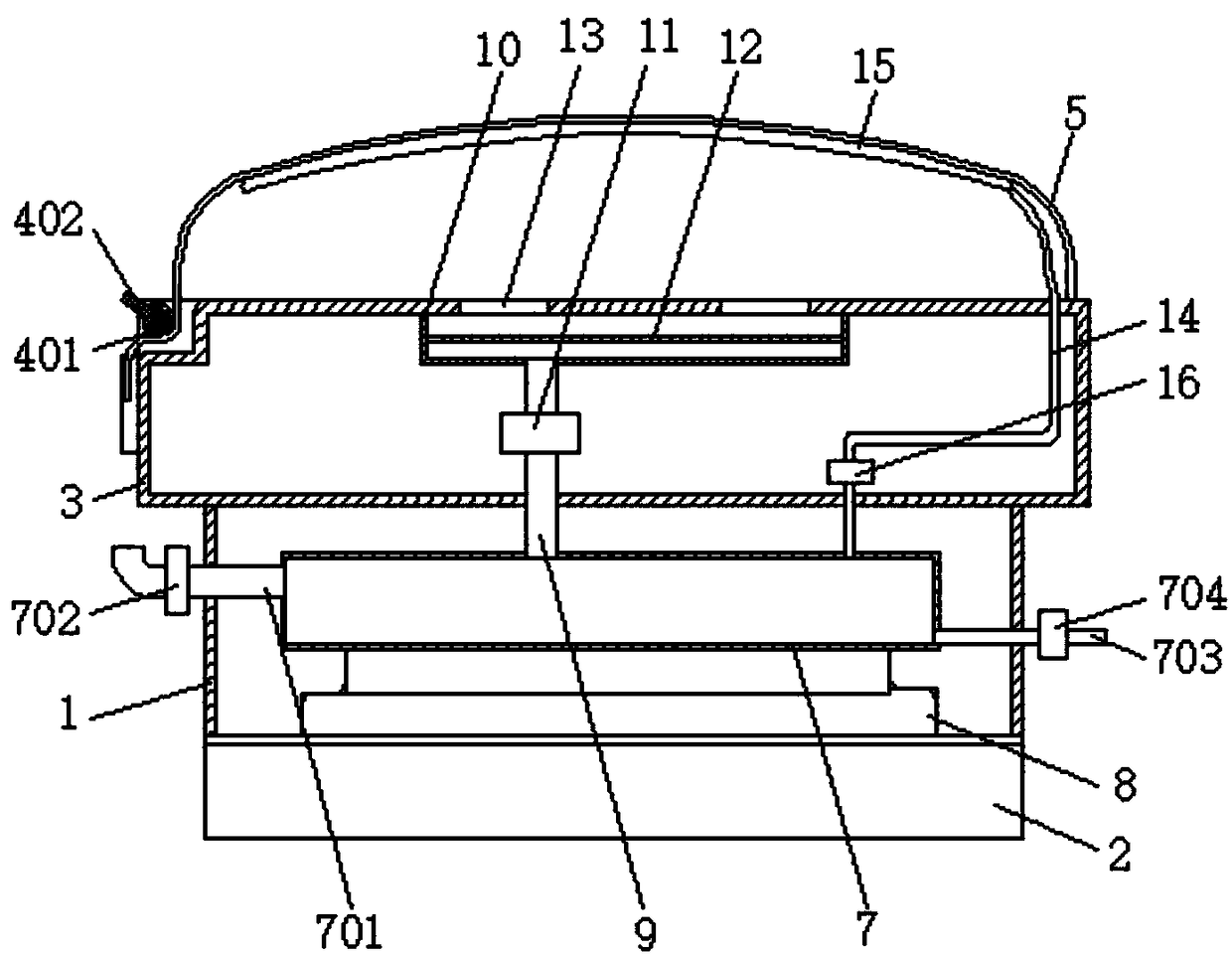 Gynecological and obstetrical postpartum drug fumigation treatment and nursing instrument