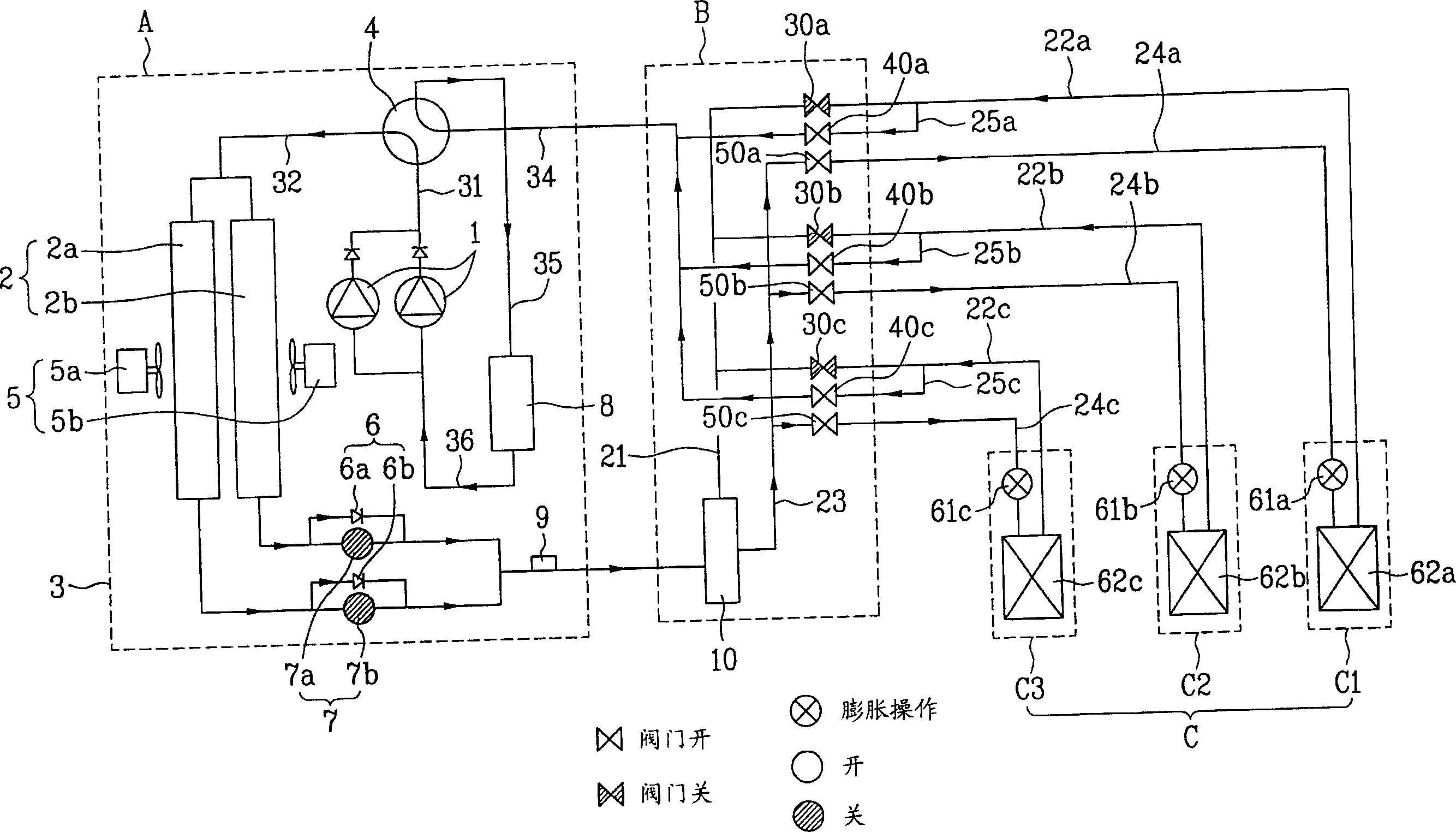 Multi-umit air conditioner and control method