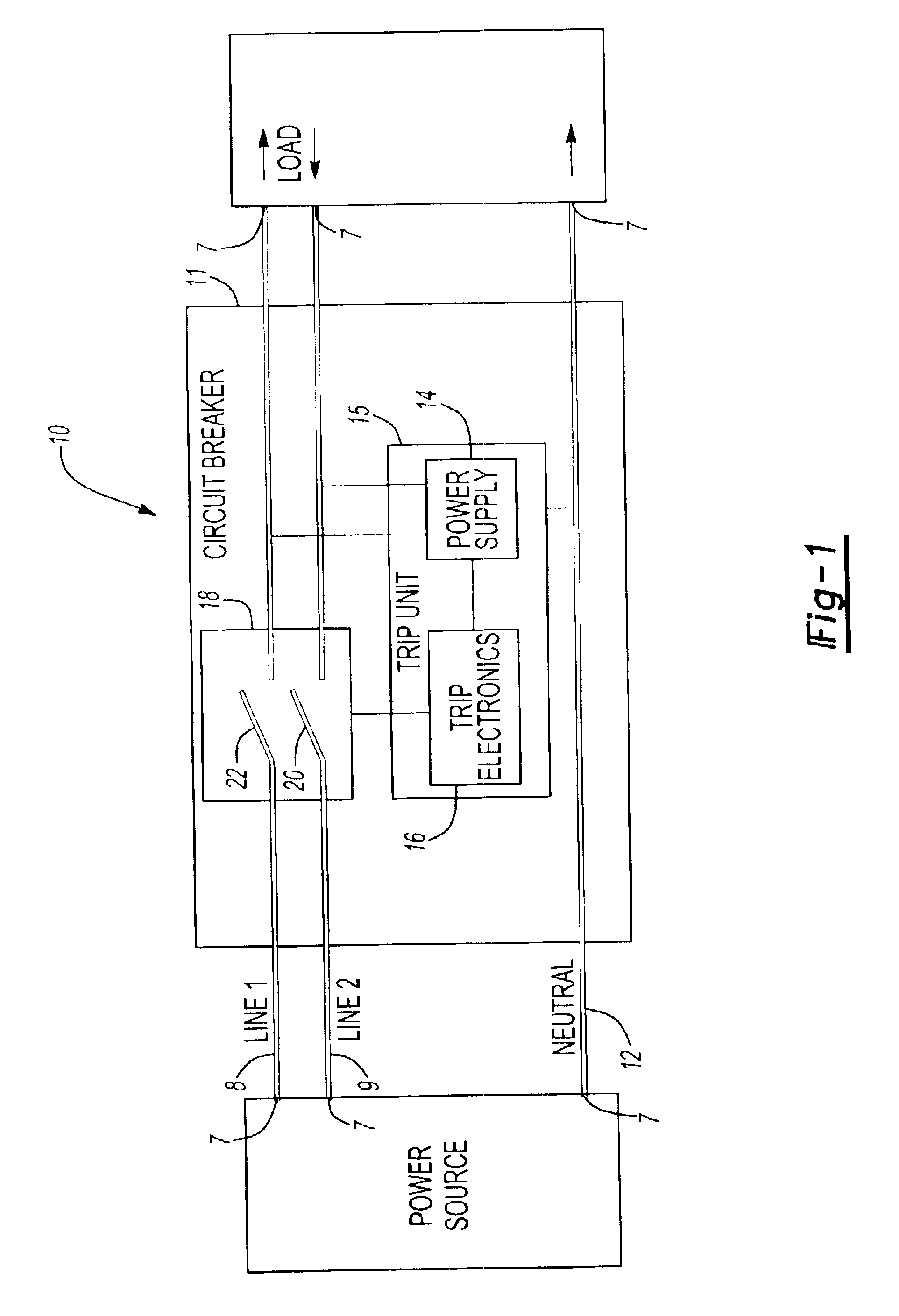 Method and system for providing power to circuit breakers