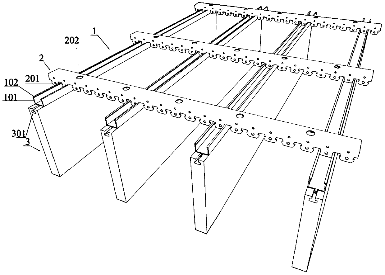 A sound-absorbing ceiling system