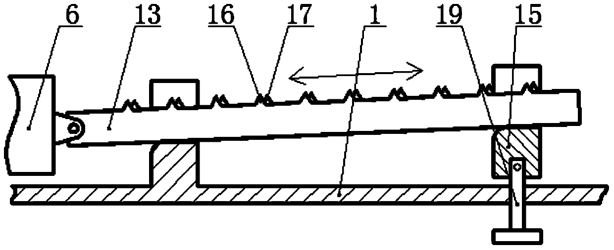 Fiber felt manufacturing device