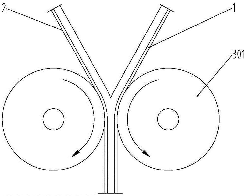 Premixing-free solvent-free compound machine and grouping pre-coating solvent-free compound method