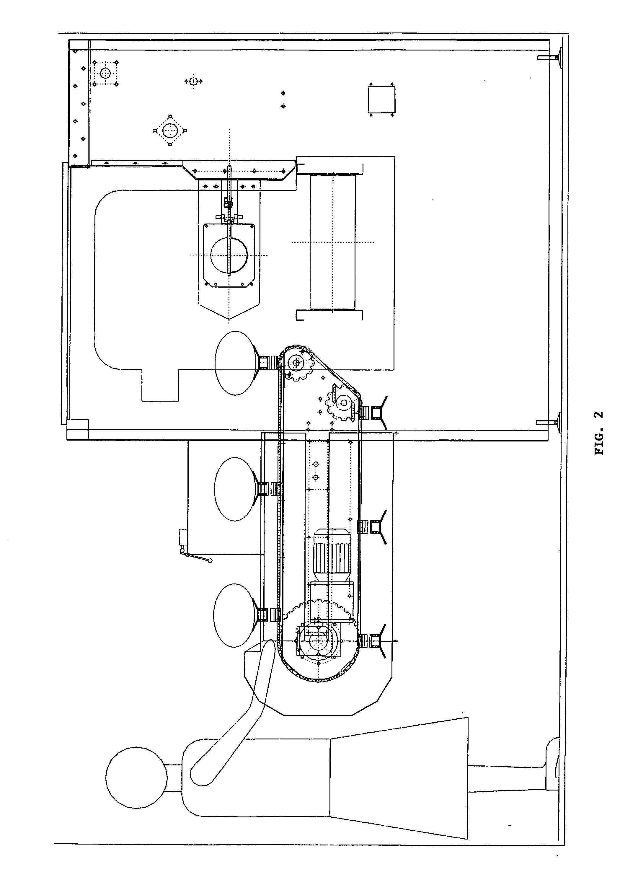 Feeding device for safely feeding fruits in particular to peeling-coring machines