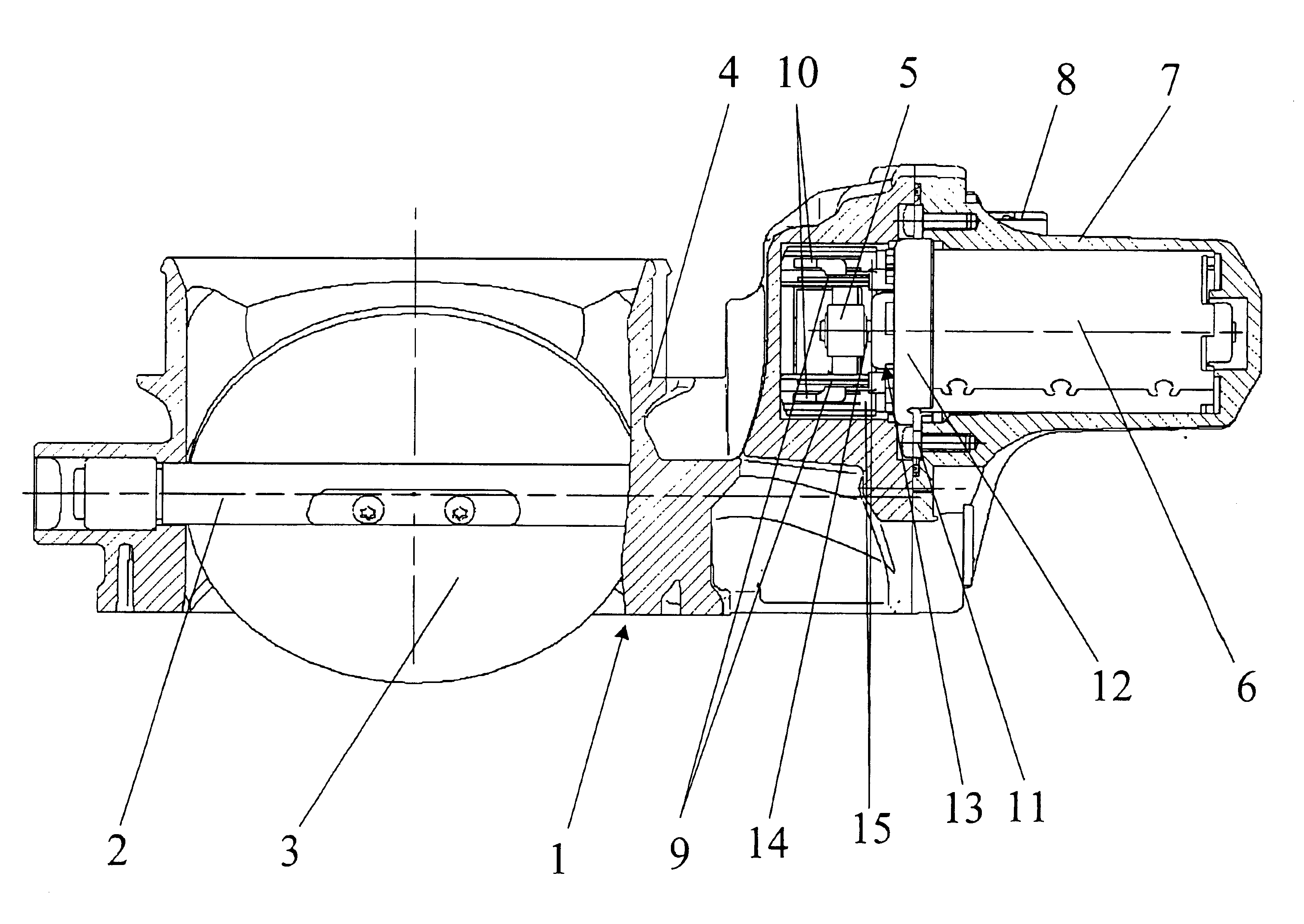 Throttle valve adjustment unit