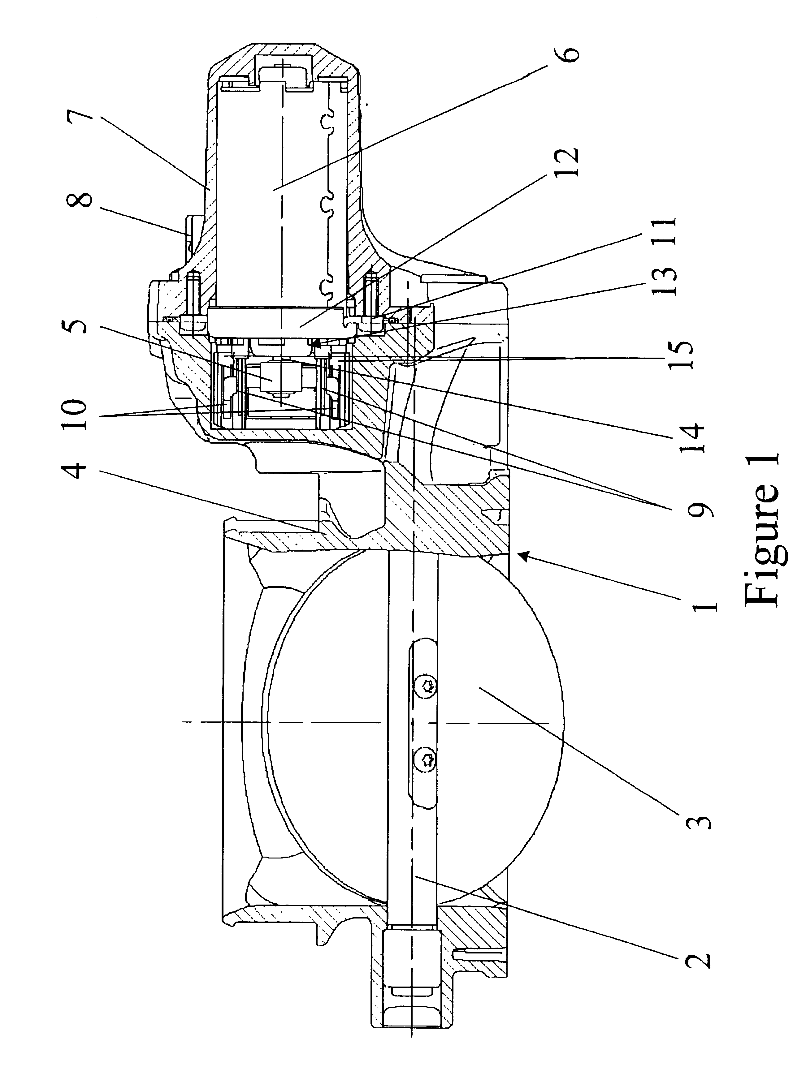 Throttle valve adjustment unit