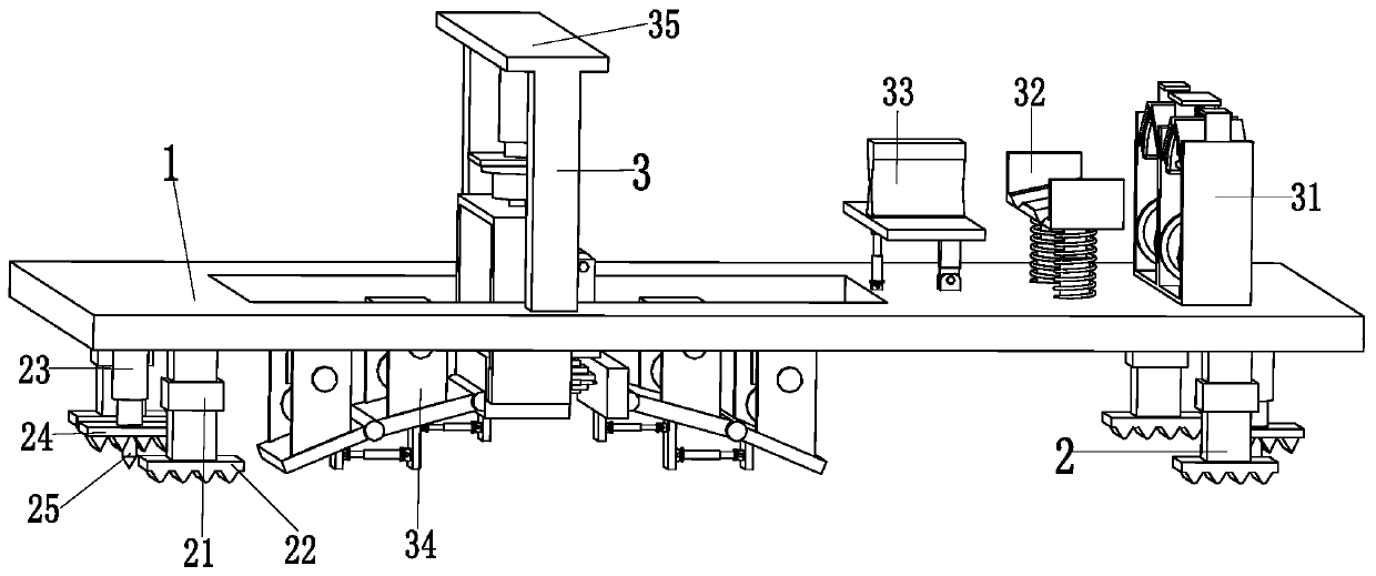 An automatic power cable laying equipment