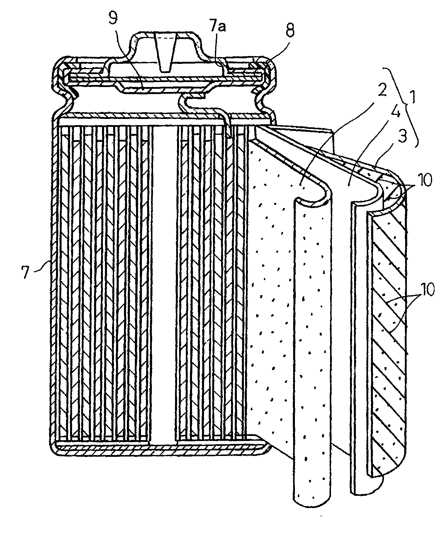 Secondary battery and method for producing the same