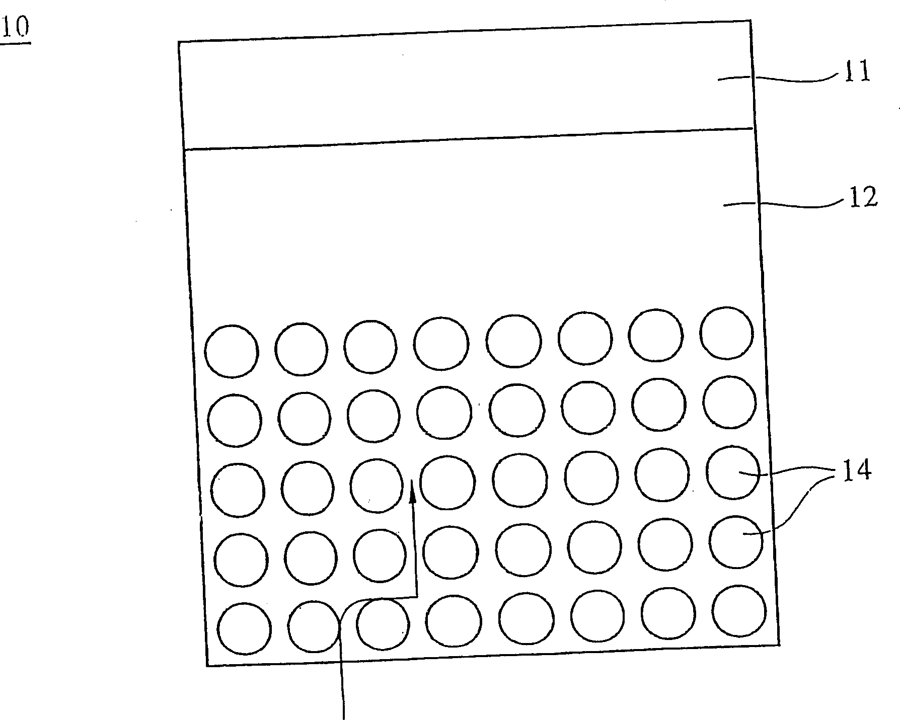 Contamination detecting method for LCD cell panel and sampling tool therefor