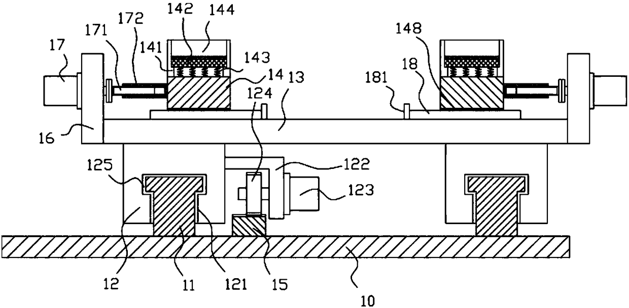 Roller body conveying and carrying mechanism for processing adjustable shell fabric