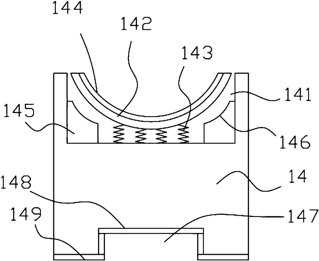 Roller body conveying and carrying mechanism for processing adjustable shell fabric