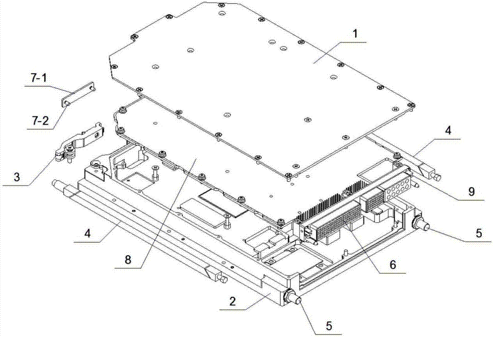 Blind plug type liquid cooling module