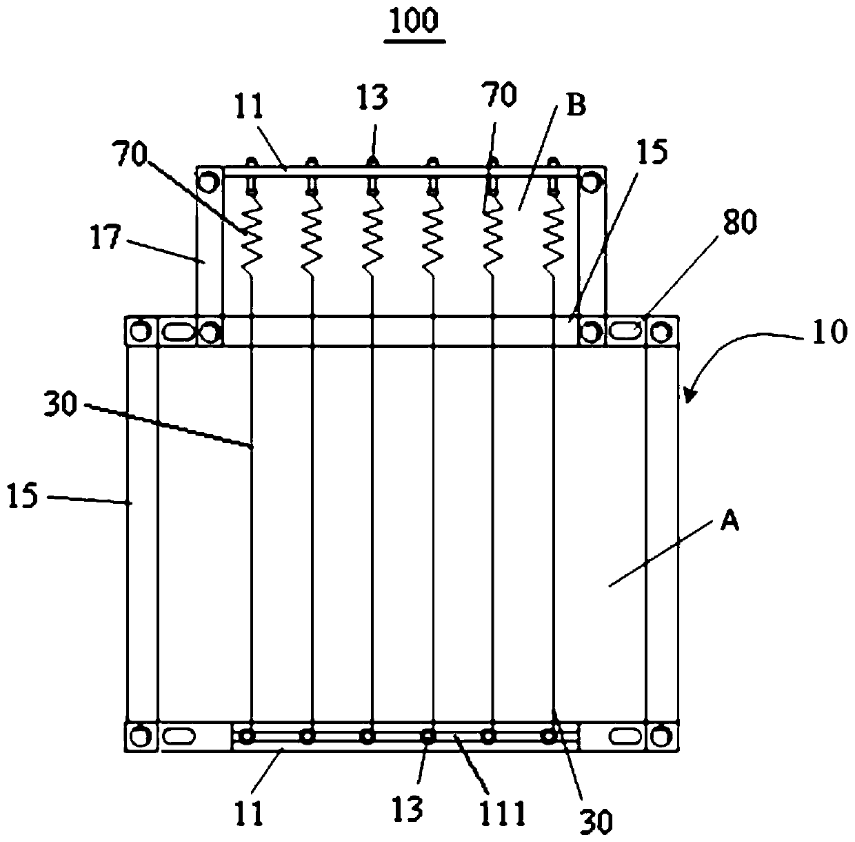 Hot wire carrier and diamond film deposition equipment