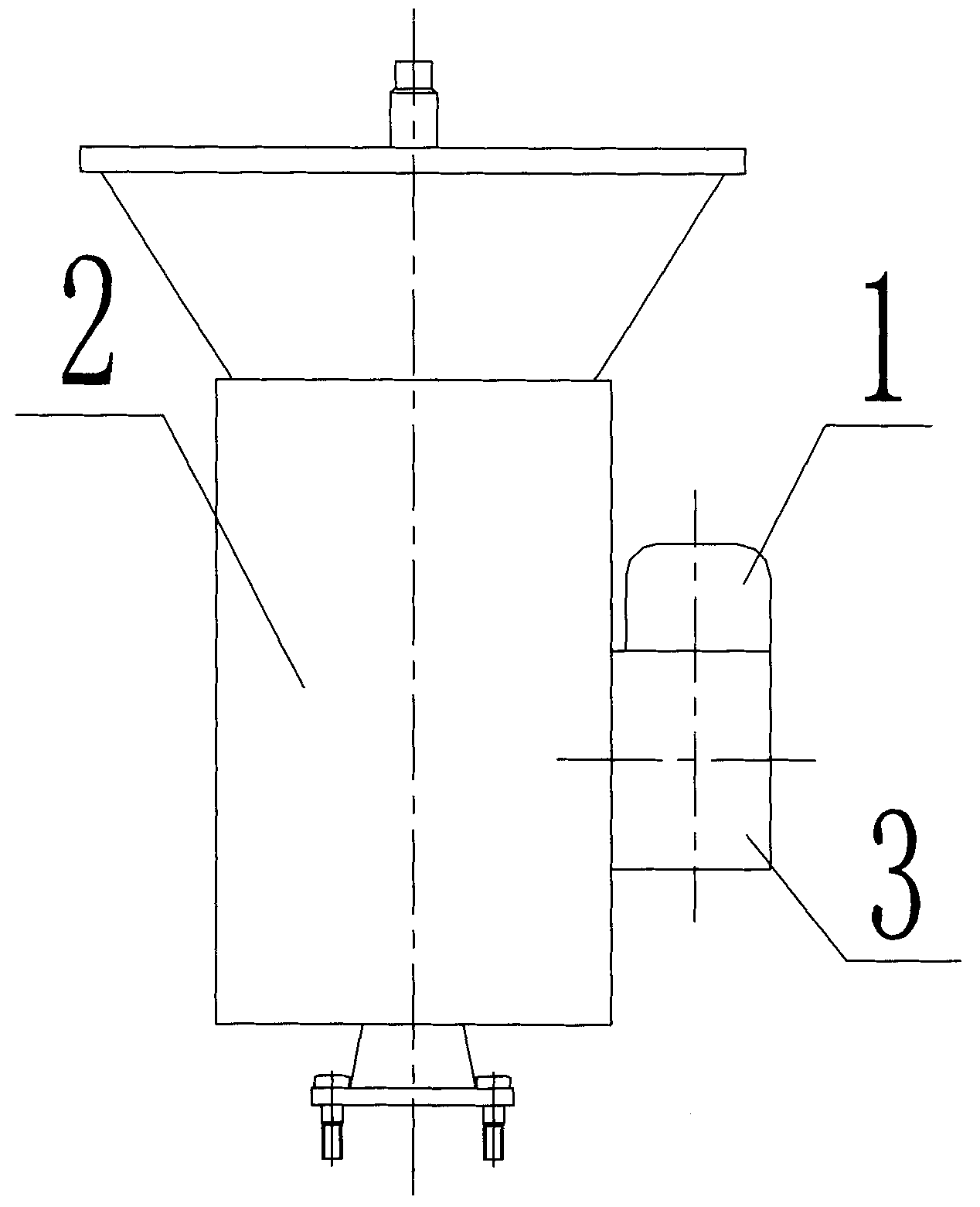 Gearbox-driven vacuum braking device