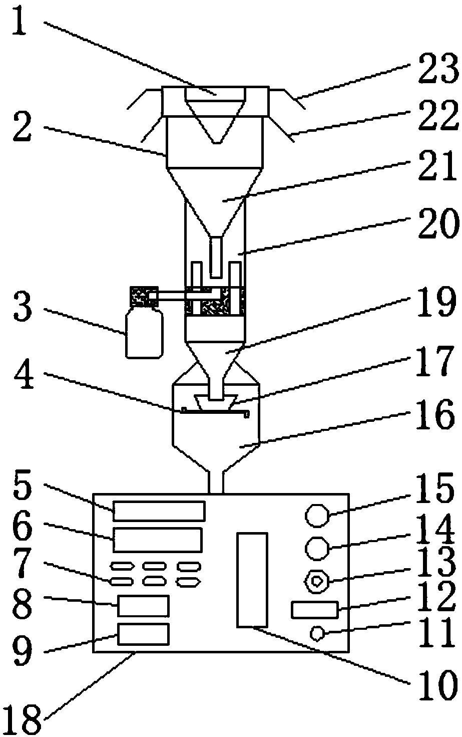 Device for ensuring normal running of equipment based on intelligent monitoring of IMF module