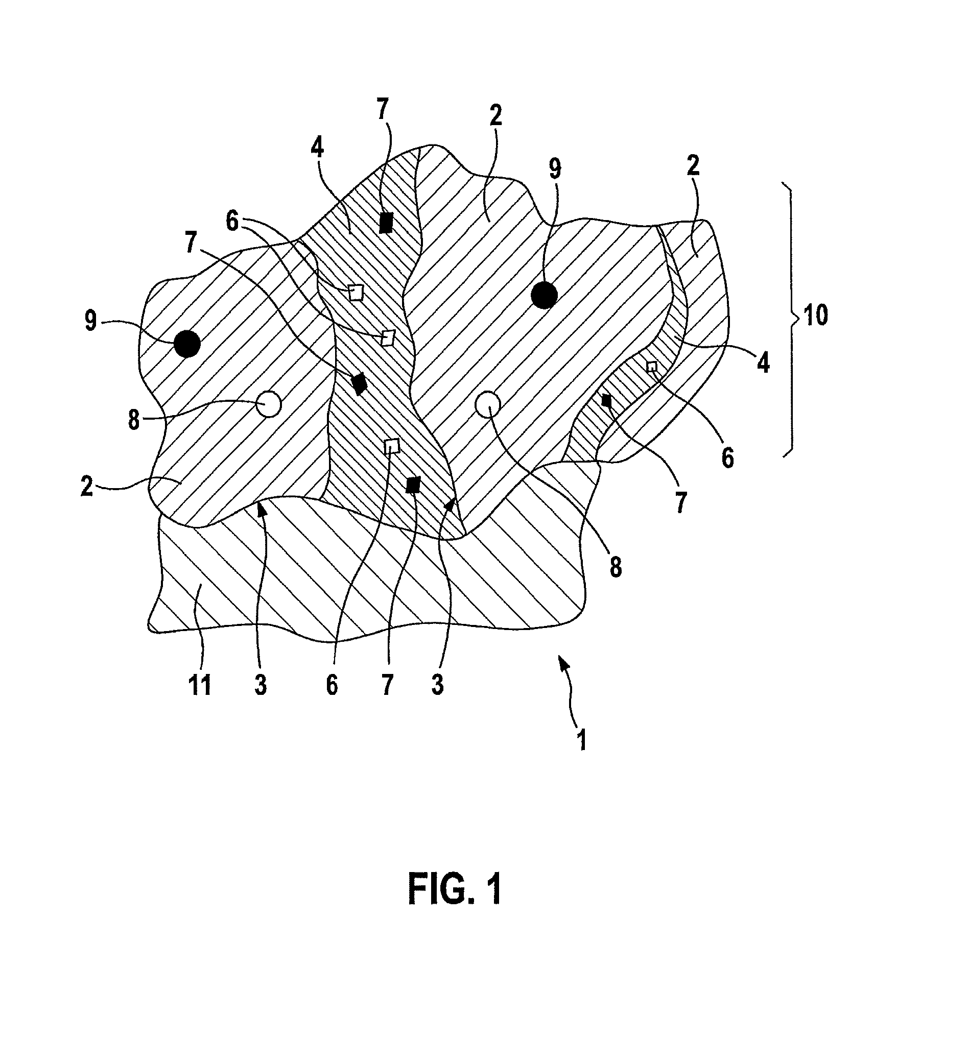 Spark plug electrode material and spark plug