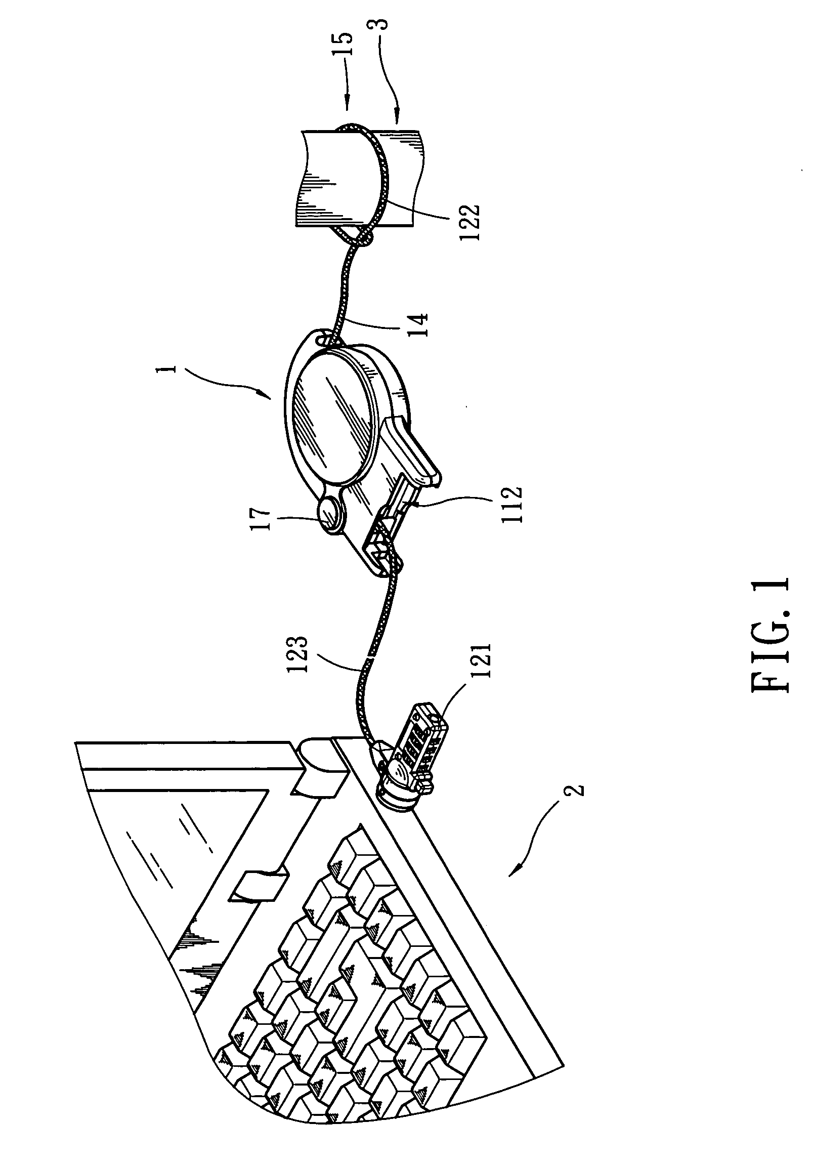 Retractable wire lock