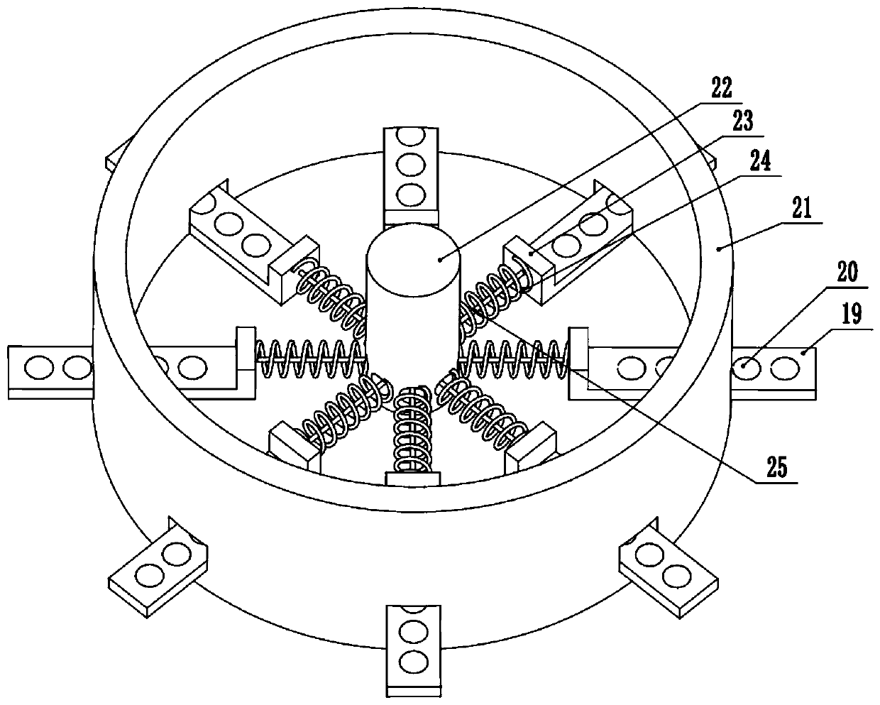 LED lamp with adjustable irradiation range