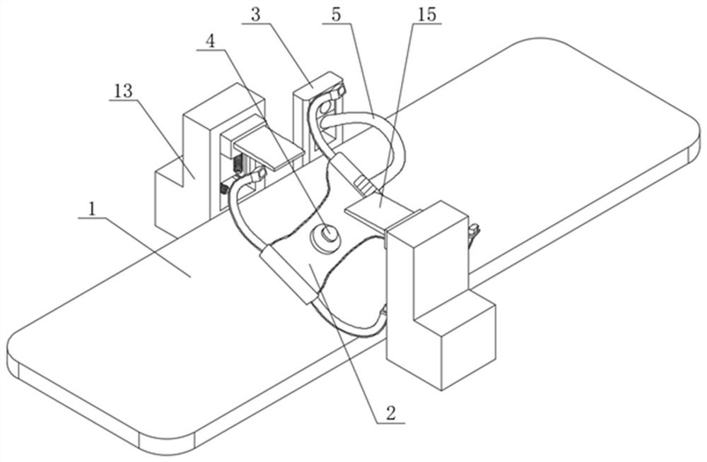 Postoperative rehabilitation training device for intestinal tumor patient