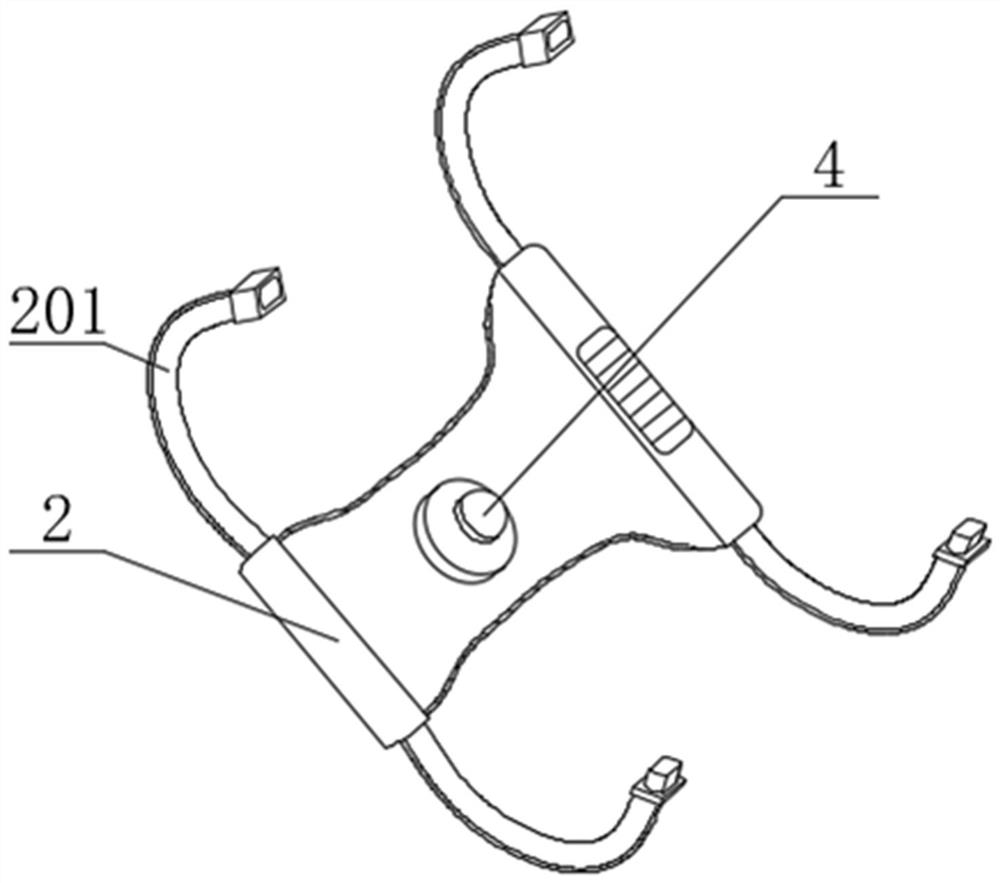 Postoperative rehabilitation training device for intestinal tumor patient